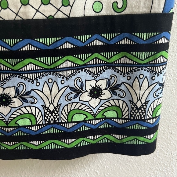 London Times sleeveless abstract floral print dress, Sz 8. Preowned. Like new. - Picture 4 of 10